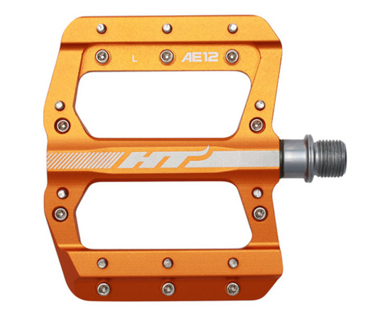 HT Pedals HT-AE12 (small feet) black, Farbe: Orange