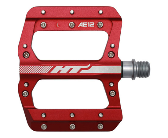 HT Pedals HT-AE12 (small feet) black, Farbe: RED