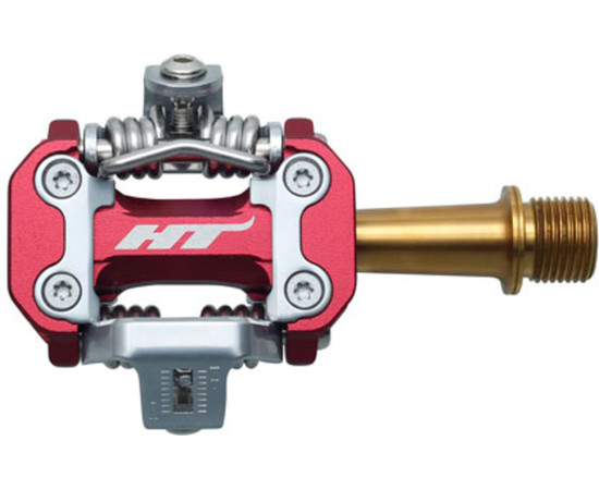 HT Pedals HT-M2T oil slick, Farbe: RED