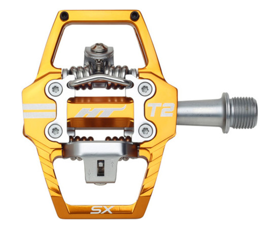 HT Pedals HT-T2-SX black, Spalva: Orange