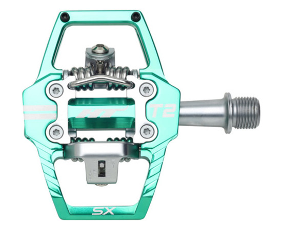 HT Pedals HT-T2-SX black, Spalva: Turquoise