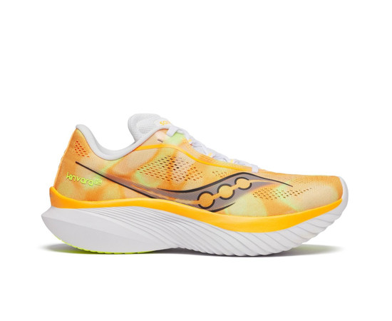 Saucony Men's Kinvara 15 Road Running Shoes, Size: 38, Farbe: Peel/White