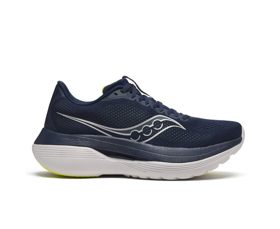 Saucony Men's Endorphin Trainer Road Running Shoes, Size: 38, Farbe: Navy/Primrose