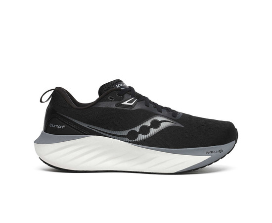 Saucony Men's Triumph 22 Road Running Shoes, Suurus: 38, Värv: Black/White