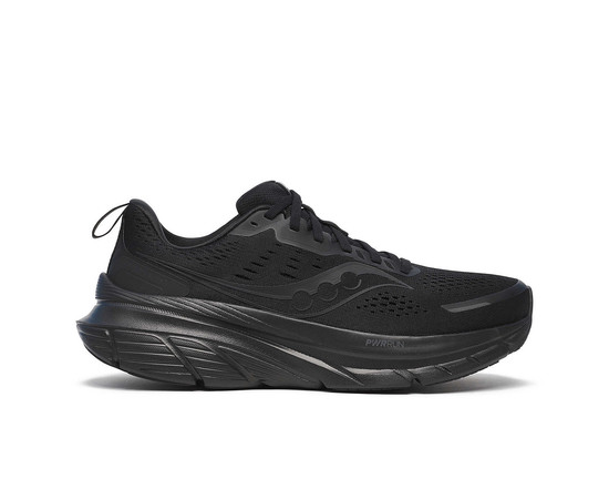 Saucony Men's Guide 18 Road Running Shoes Wide, Size: 38, Colors: Triple Black