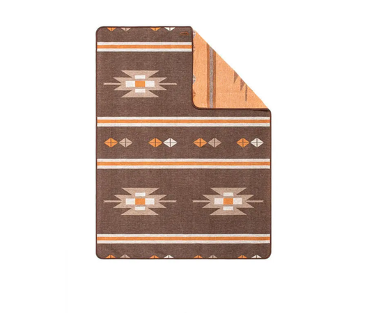 Naturehike Outdoor Warm Geometric Carpet Wool Blanket, Colors: Brown