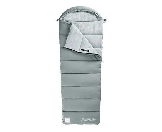 Naturehike Envelop washable cotton sleeping bag with hood M300, Size: Zip Right