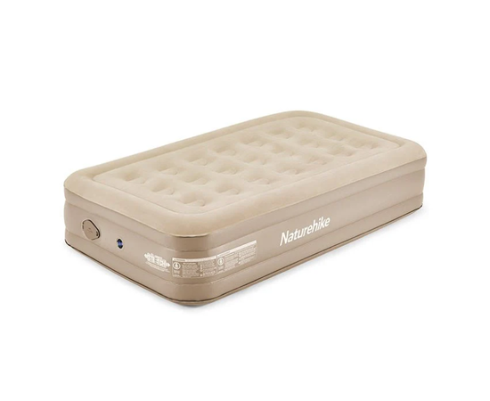 Naturehike pvc heightened air mattress with air pump, single