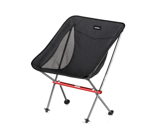 Naturehike YL05 Oversized Lightweight Camping Chair, Kolor: Black