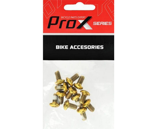 Disc rotor fixing bolts Prox gold M5x10mm (12pcs.)