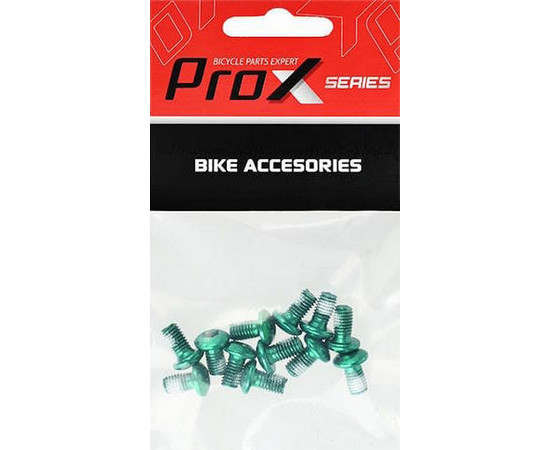 Disc rotor fixing bolts Prox green M5x10mm (12pcs.)
