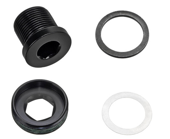 Crank bolt SRAM GXP Self-extracting M15/M22 black
